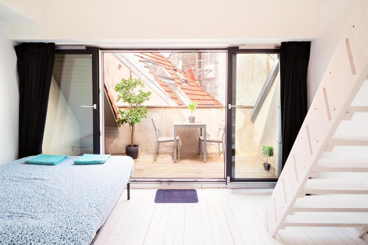 Beautiful Terrace Apartment In The Heart Of Antwerpen Exterior foto
