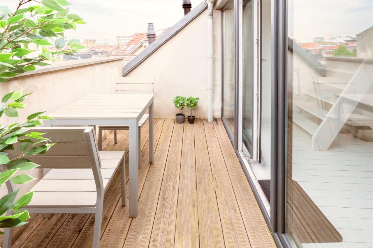Beautiful Terrace Apartment In The Heart Of Antwerpen Exterior foto